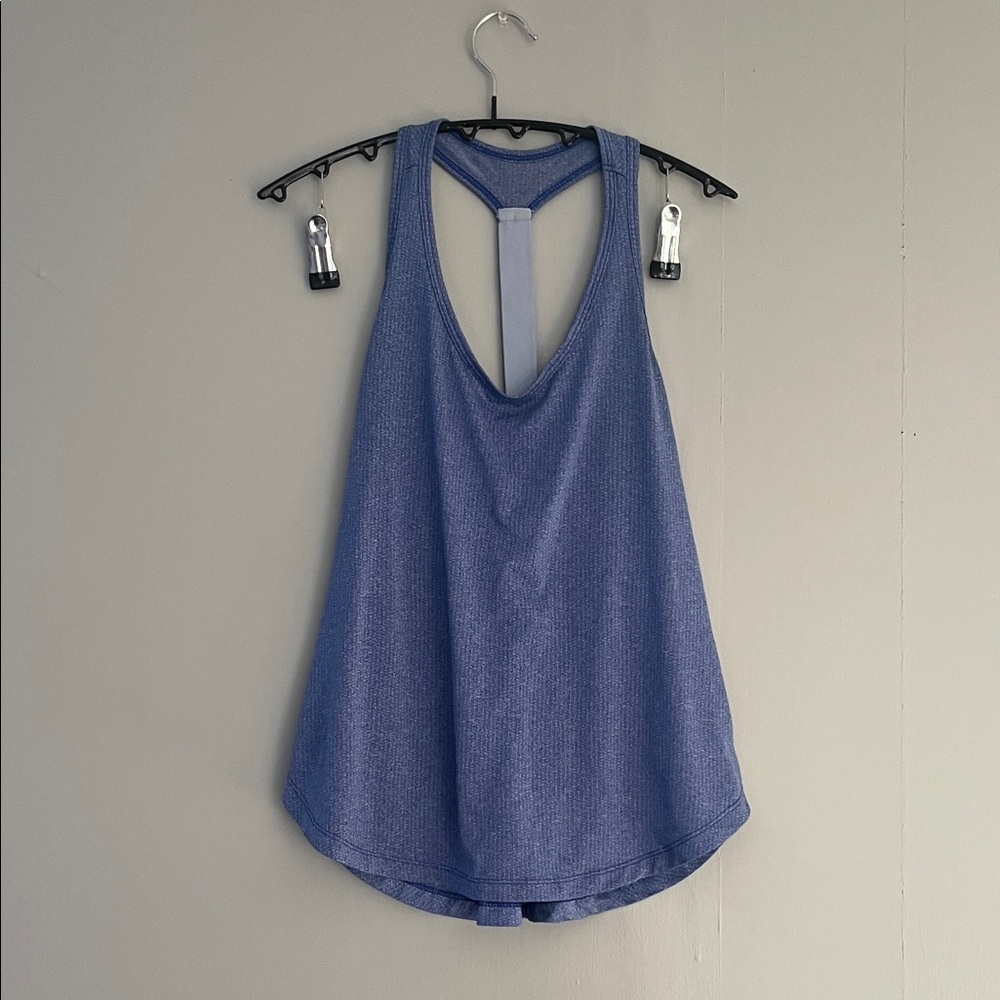 Old Navy Women's Heather Blue Tank Top Size Small